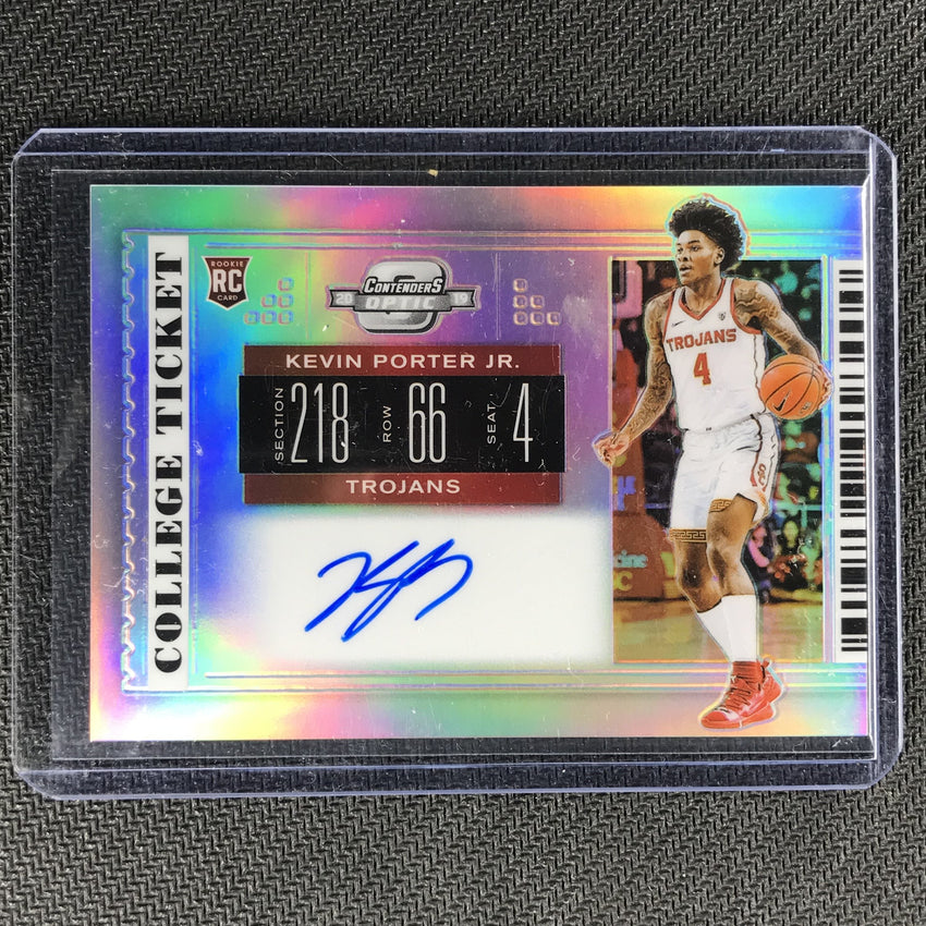 2019 Contenders Draft Picks KEVIN PORTER JR Optic Silver Auto #66-Cherry Collectables
