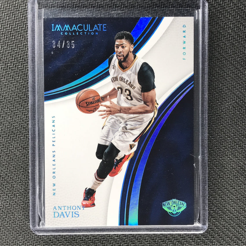 2016-17 Immaculate ANTHONY DAVIS Team Base 34/35-Cherry Collectables