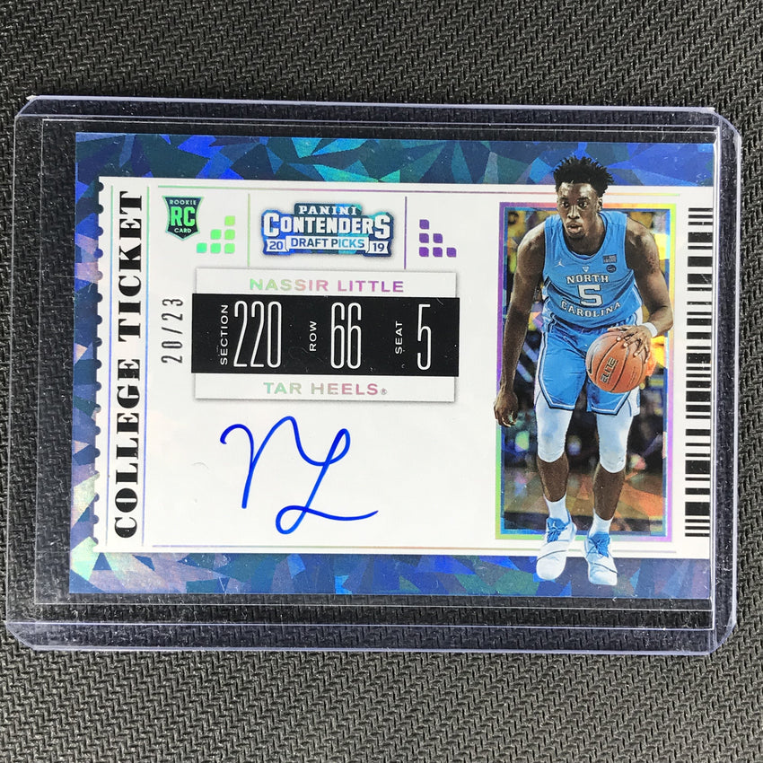 2019 Contenders Draft Picks NASSIR LITTLE College Ticket Auto 20/23-Cherry Collectables