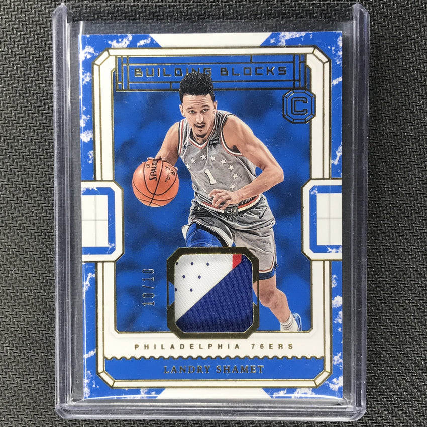2018-19 Cornerstones LANDRY SHAMET Rookie Patch Gold 10/10-Cherry Collectables