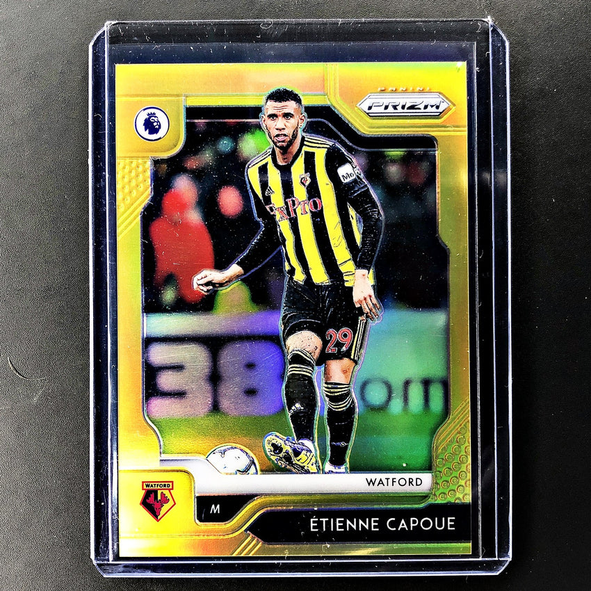 2019-20 Prizm EPL Soccer ETIENNE CAPOUE Gold Prizm 6/10-Cherry Collectables