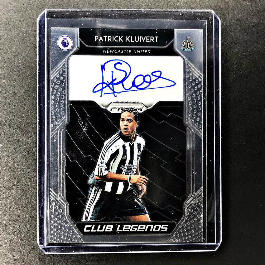 2019-20 Prizm EPL Soccer PATRICK KLUIVERT Club Legends Auto-Cherry Collectables