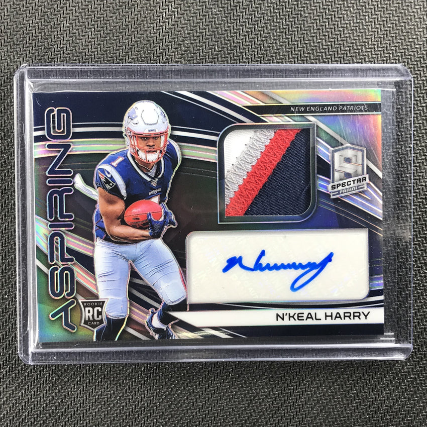 2019 Spectra N'KEAL HARRY Aspiring Rookie Patch Auto 112/199-Cherry Collectables