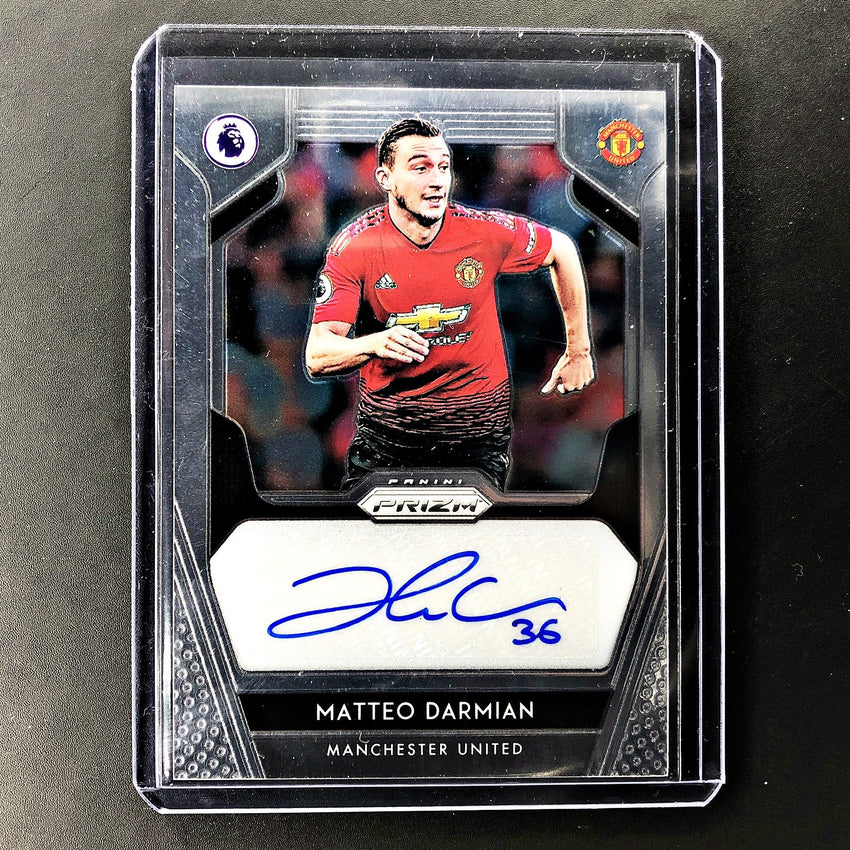 2019-20 Prizm EPL Soccer MATTEO DARMIAN Auto - B-Cherry Collectables