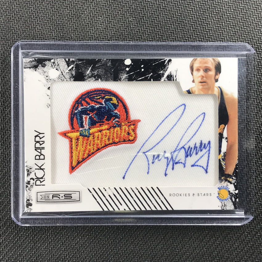 2009 Rookies & Stars RICK BARRY Patch Auto 131/199-Cherry Collectables