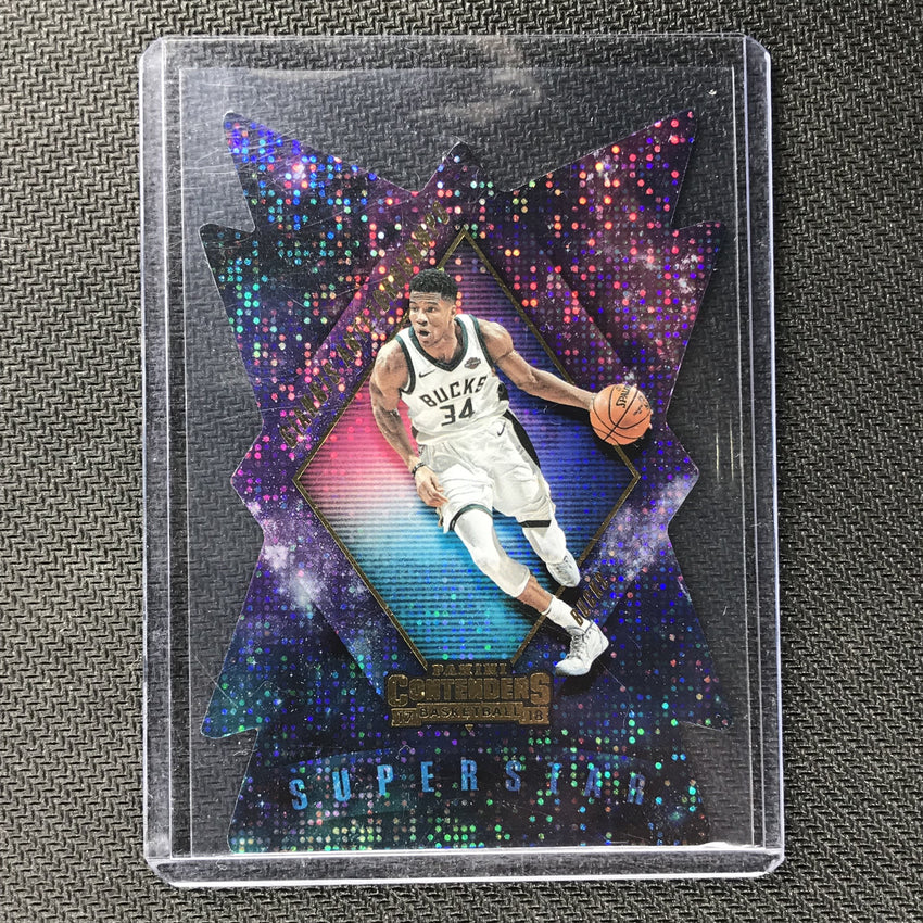 2017-18 Contenders GIANNIS ANTETOKOUNMPO Superstar Diecut SSP #2-Cherry Collectables