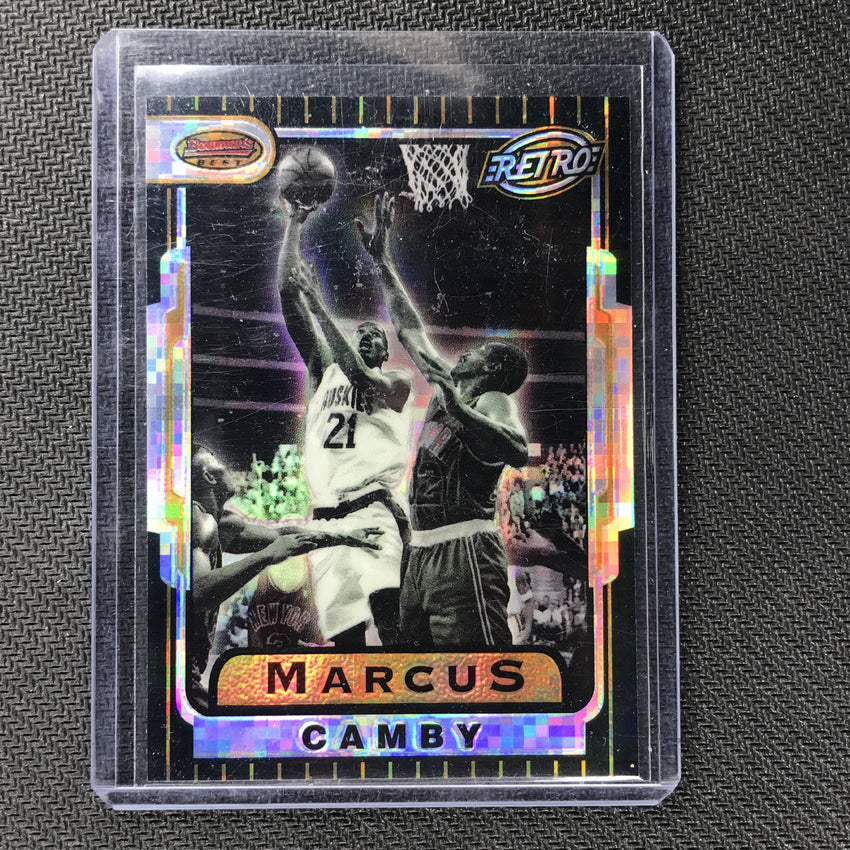 1997 Bowmans Best MARCUS CAMBY Atomic Refractor #TB19-Cherry Collectables