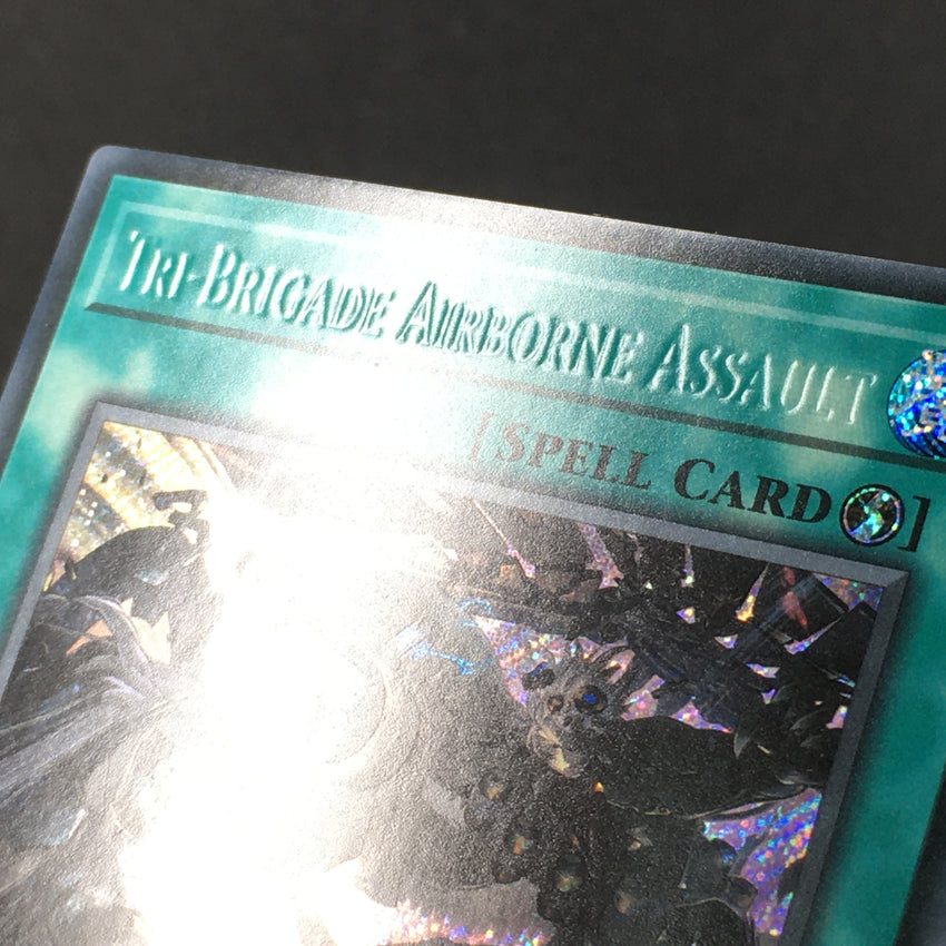 NO NAME MISPRINT Tri-Brigade Airborne Assault - PHRA-EN053 - Secret Rare 1st Edition-Cherry Collectables