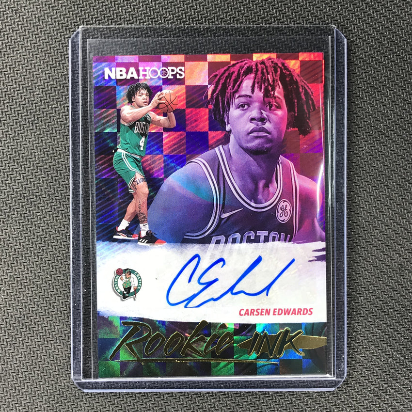 2019-20 Hoops CARSEN EDWARDS Rookie Ink Auto - 1-Cherry Collectables
