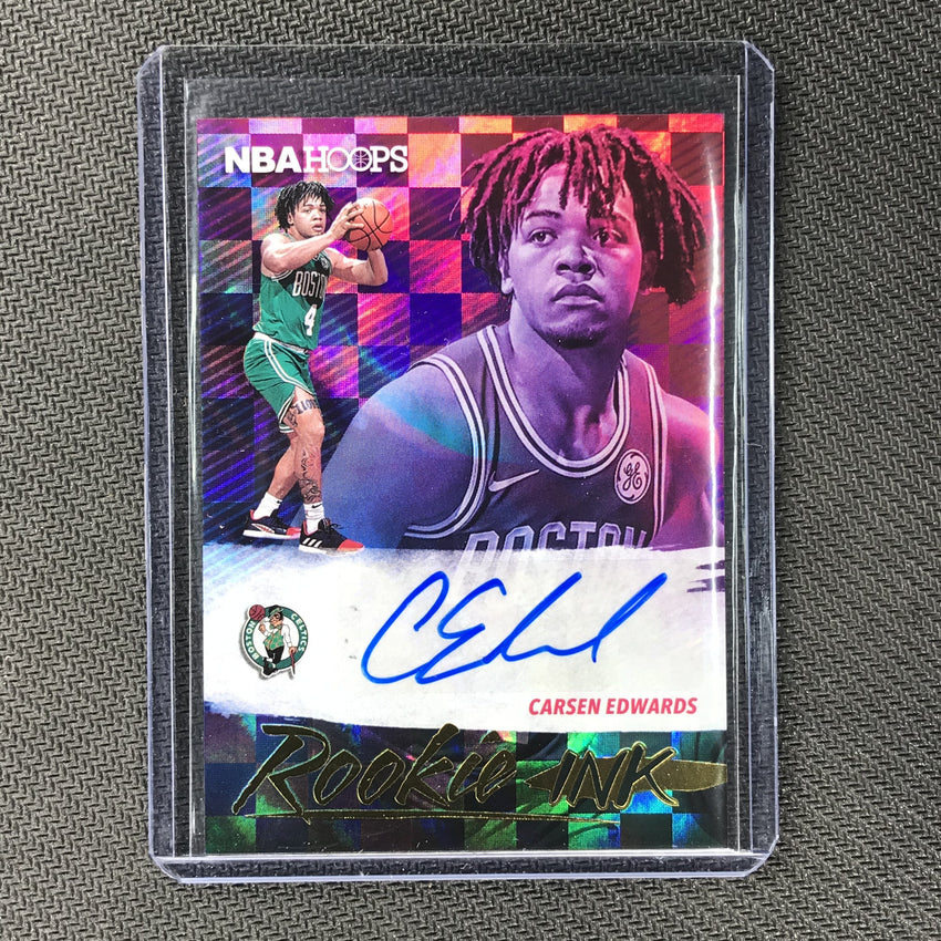 2019-20 Hoops CARSEN EDWARDS Rookie Ink Auto - 5-Cherry Collectables