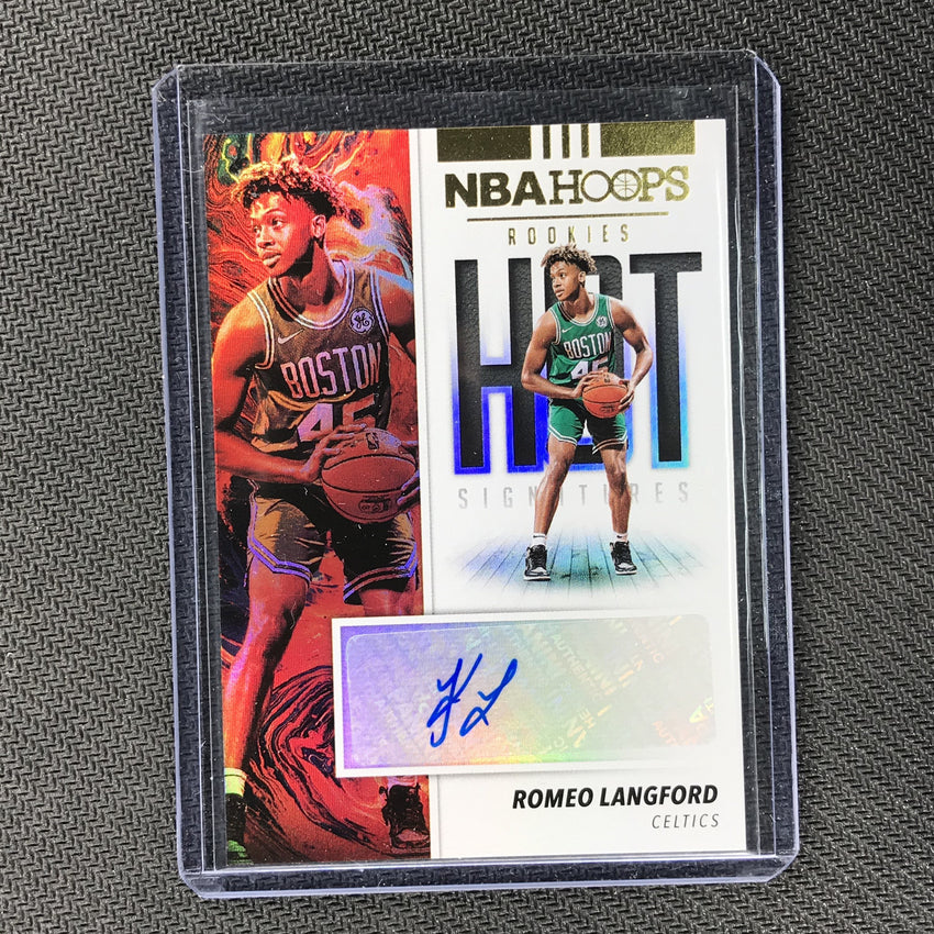 2019-20 Hoops ROMEO LANGFORD Hot Signatures Rookie Auto - 3-Cherry Collectables
