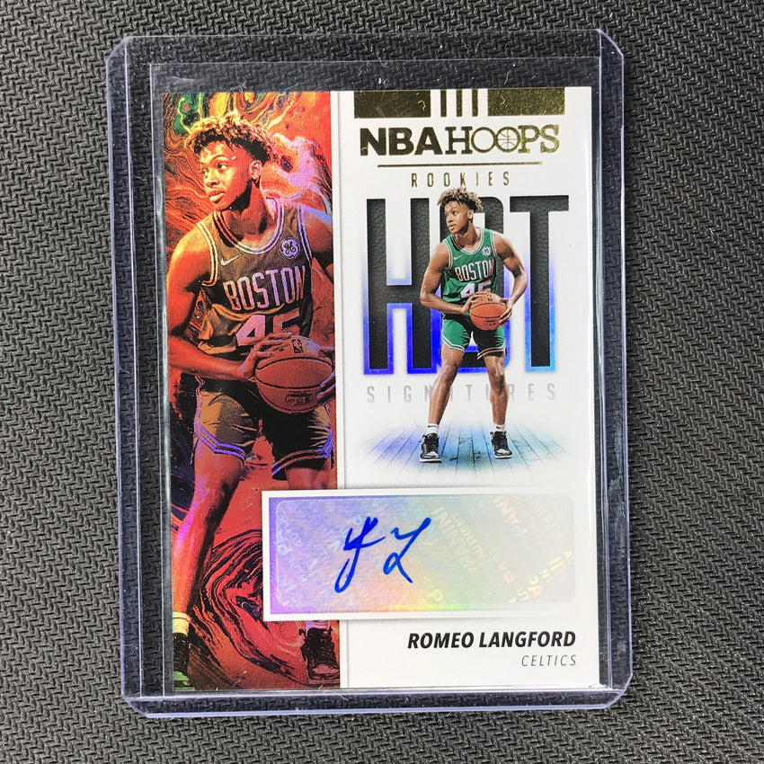 2019-20 Hoops ROMEO LANGFORD Hot Signatures Rookie Auto - 2-Cherry Collectables