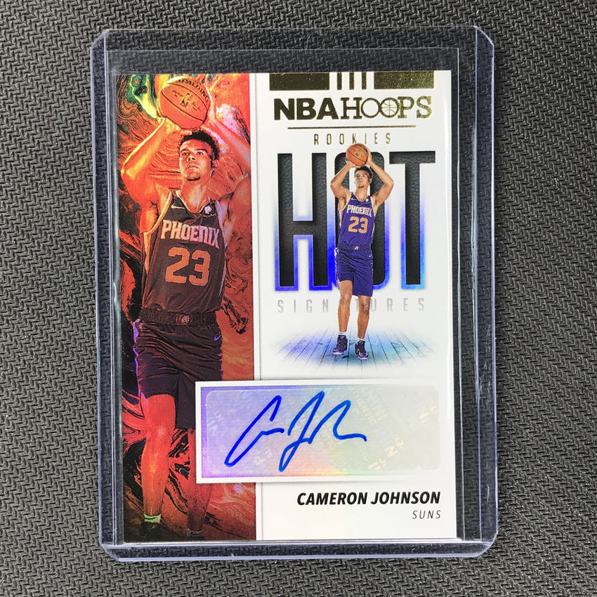 2019-20 Hoops CAMERON JOHNSON Hot Signatures Rookie Auto - 2-Cherry Collectables