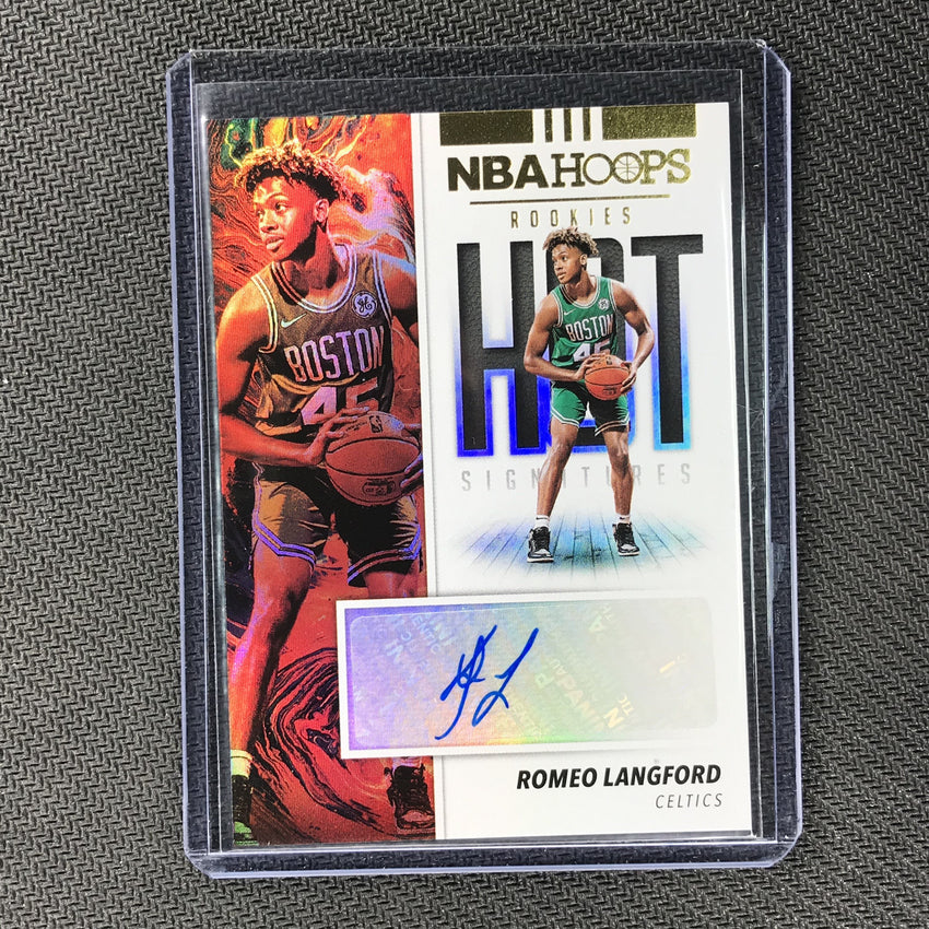 2019-20 Hoops ROMEO LANGFORD Hot Signatures Rookie Auto - 4-Cherry Collectables