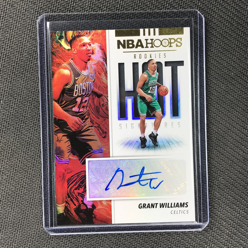 2019-20 Hoops GRANT WILLIAMS Hot Signatures Rookie Auto - 3-Cherry Collectables