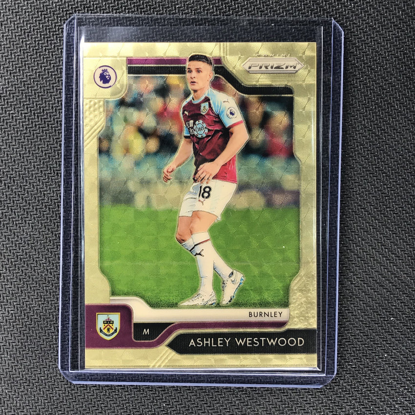 2019-20 Prizm EPL ASHLEY WESTWOOD Gold Vinyl Prizm 4/5-Cherry Collectables