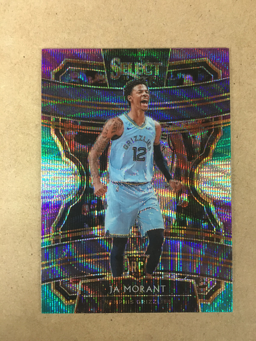 2019-20 Select JA MORANT Tri Color Prizm #72-Cherry Collectables