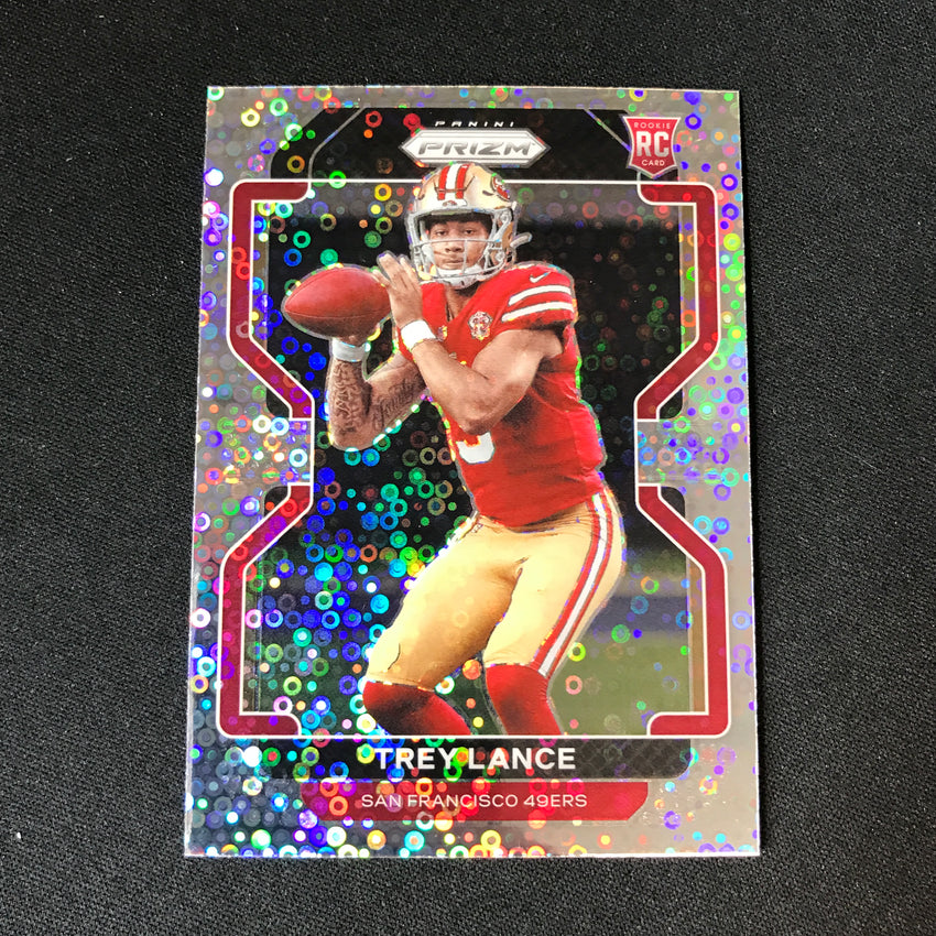 2021 Prizm Trey Lance Rookie Variation No Huddle Silver Disco No 333