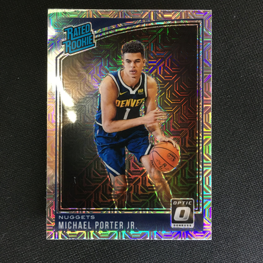 2018-19 Optic MICHAEL PORTER JR Rated Rookie Choice Mojo #182-Cherry Collectables