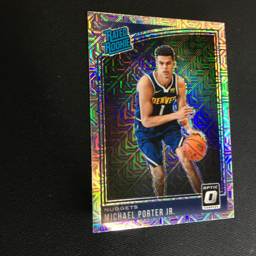 2018-19 Optic MICHAEL PORTER JR Rated Rookie Choice Mojo #182-Cherry Collectables
