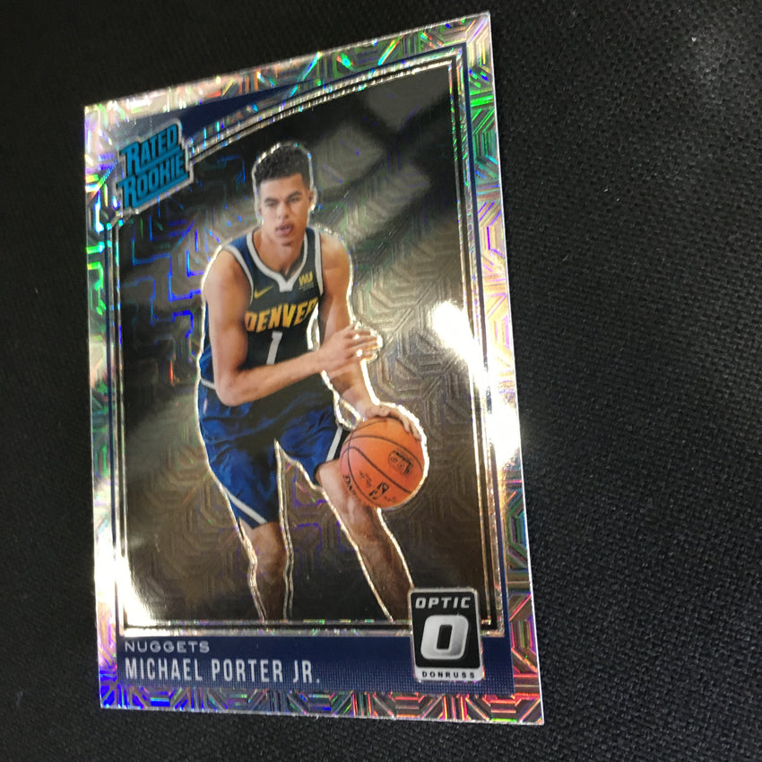 2018-19 Optic MICHAEL PORTER JR Rated Rookie Choice Mojo #182-Cherry Collectables