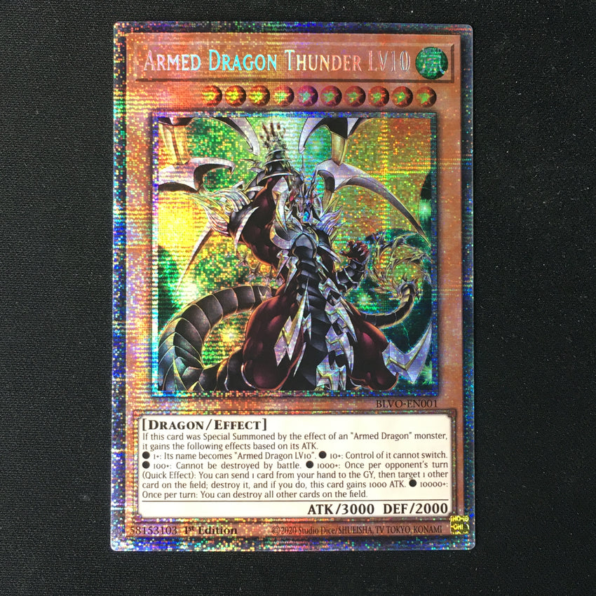 STARLIGHT RARE Armed Dragon Thunder LV10 - BLVO-EN001 - 1st Edition-Cherry Collectables