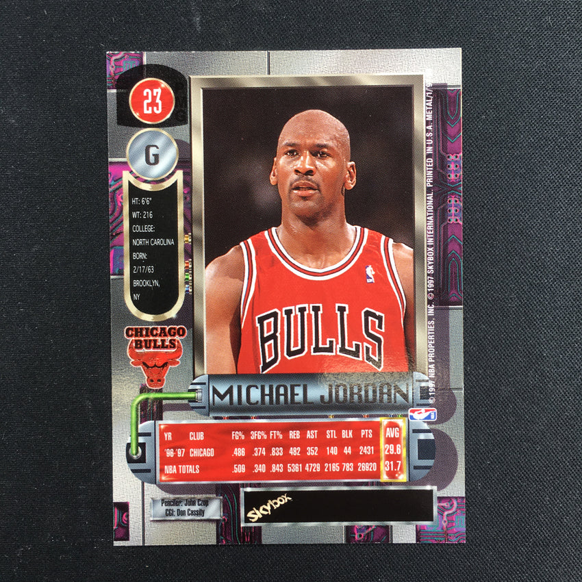 1997-98 Metal Universe MICHAEL JORDAN #23 (F)-Cherry Collectables