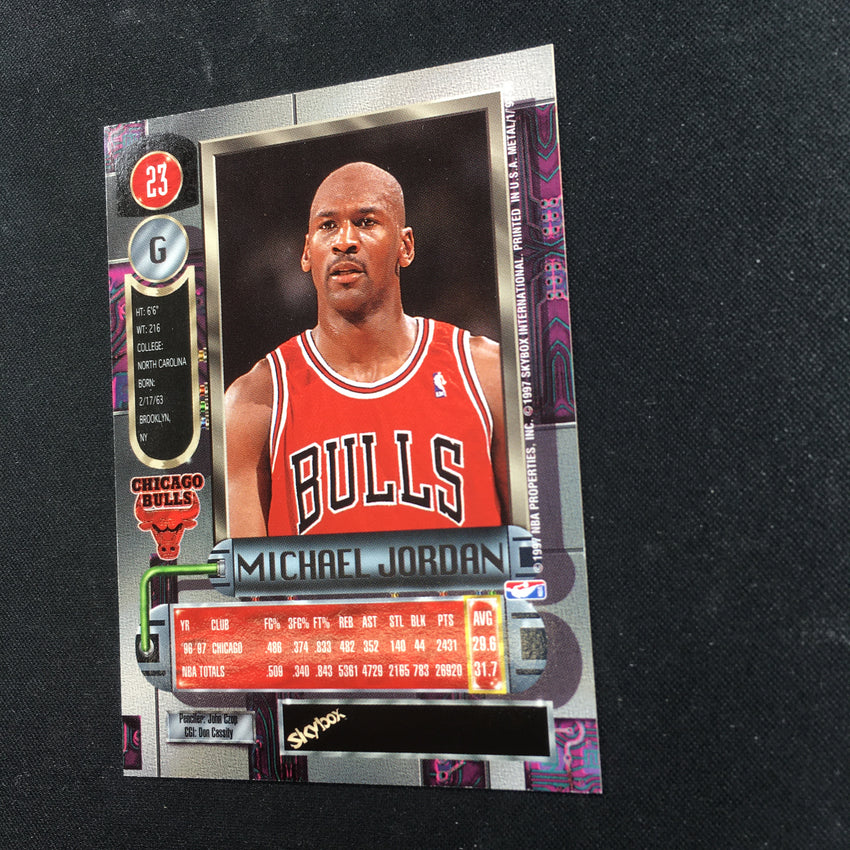 1997-98 Metal Universe MICHAEL JORDAN #23 (F)-Cherry Collectables