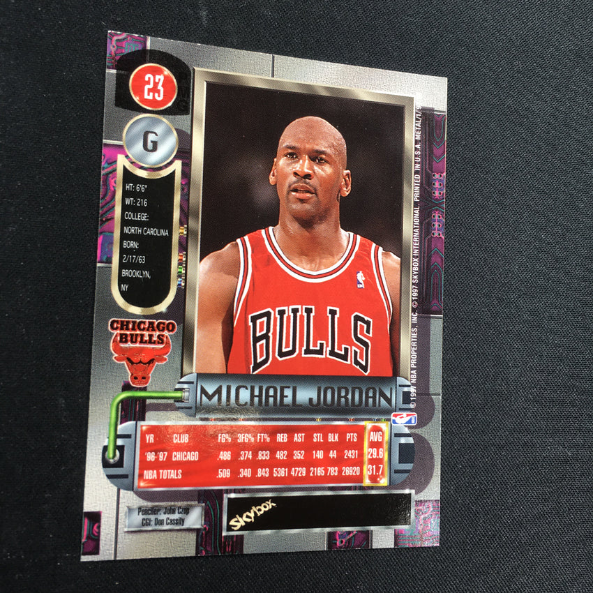 1997-98 Metal Universe MICHAEL JORDAN #23 (F)-Cherry Collectables