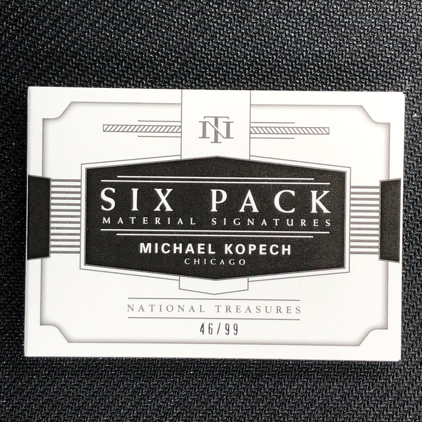 2019 National Treasures MICHAEL KOPECH Six Pack Material Signatures 46/99-Cherry Collectables