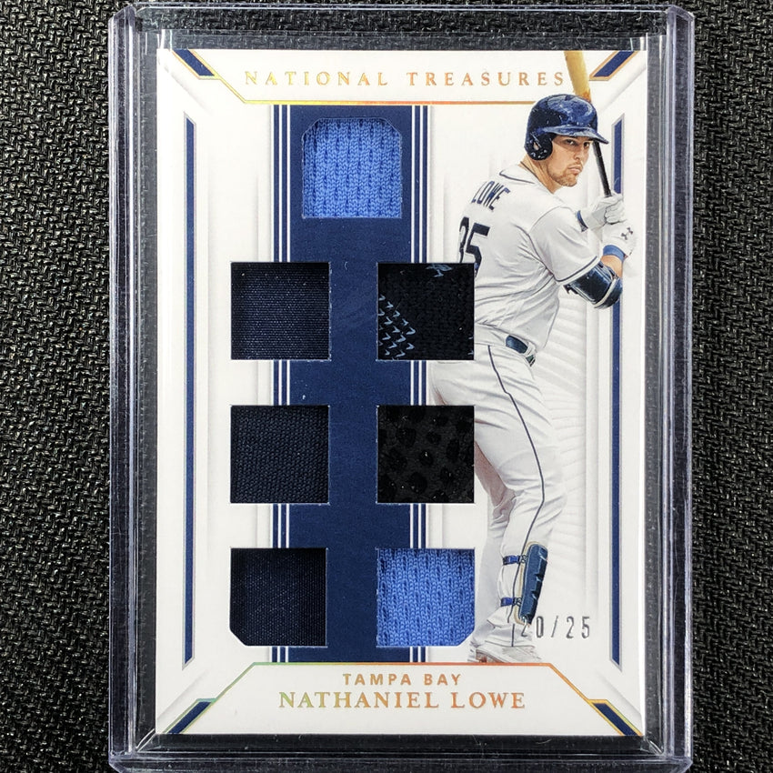 2019 National Treasures NATHANIEL LOWE 7 Relic Patch 20/25-Cherry Collectables