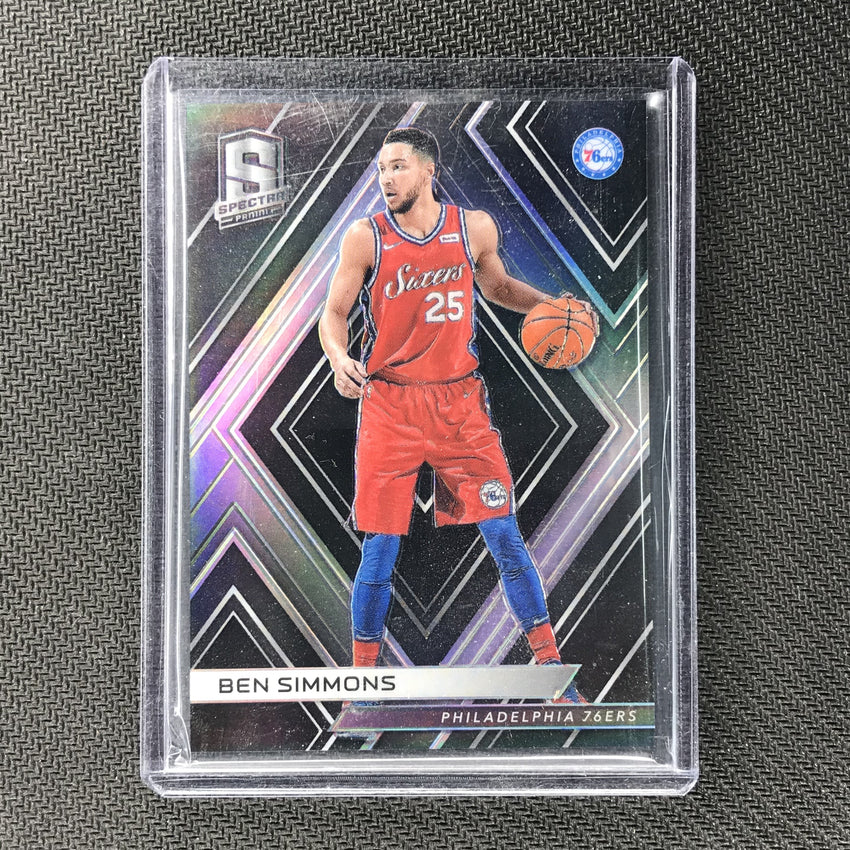 2017-18 Spectra BEN SIMMONS Silver Prizm #87-Cherry Collectables