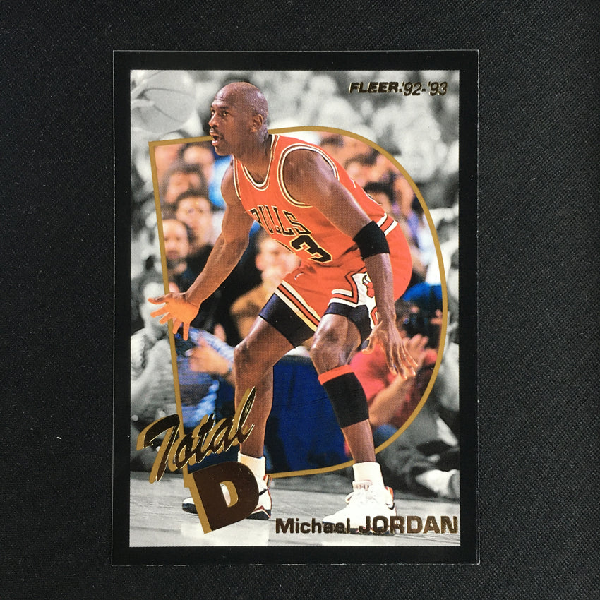 1992-93 Fleer Michael Jordan Total D Gold No 5 – Cherry Collectables