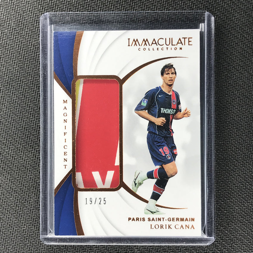 2018-19 Immaculate LORIK CANA Magnificent Jumbo Patch 19/25-Cherry Collectables