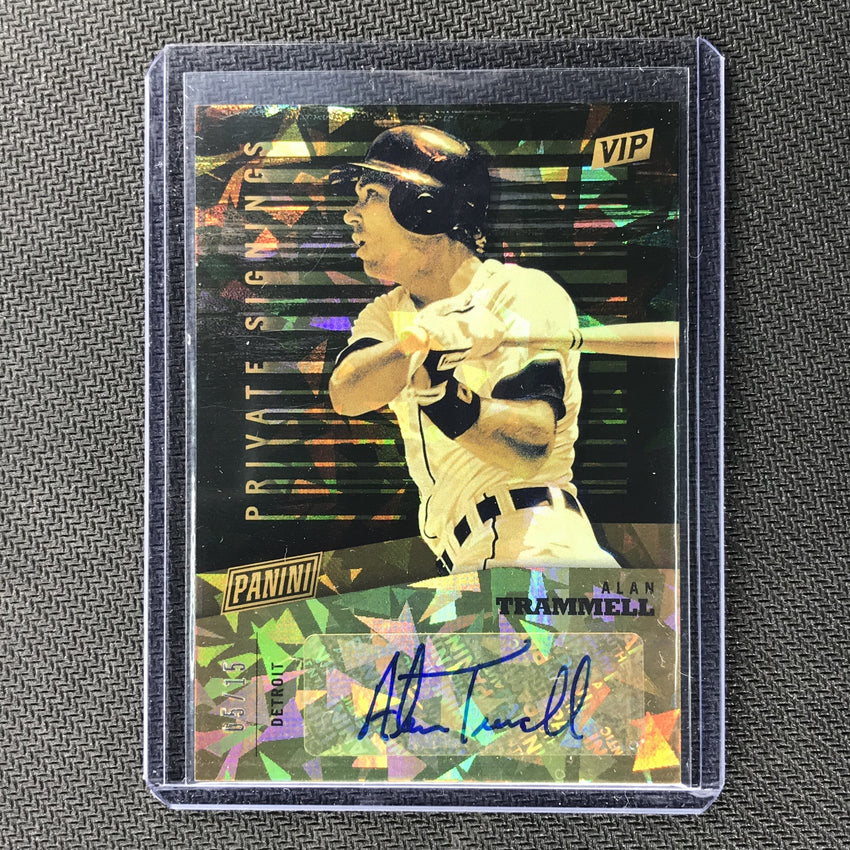 2019 National ALAN TRAMWELL Private Signings Cracked Ice 5/15-Cherry Collectables