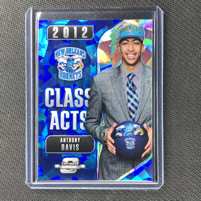 2018-19 Contenders Optic ANTHONY DAVIS Class Acts Cracked Ice Blue #9-Cherry Collectables