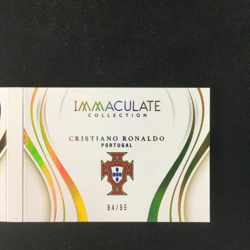 2020 Immaculate CRISTIANO RONALDO Booklet Auto 84/99-Cherry Collectables