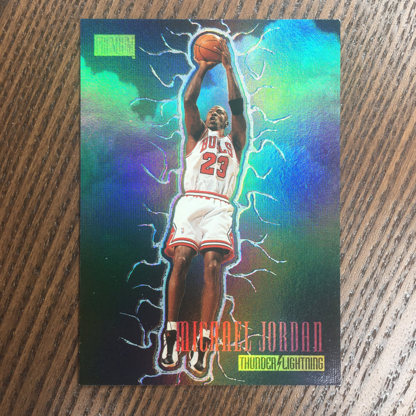 1997-98 Skybox Premium MICHAEL JORDAN Thunder Lightning Refractor #5