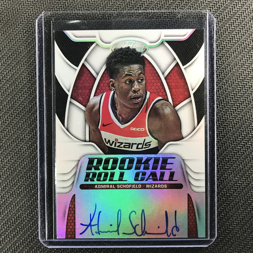 2019-20 Certified ADMIRAL SCHOFIELD Rookie Roll Call Auto #AS 1-Cherry Collectables