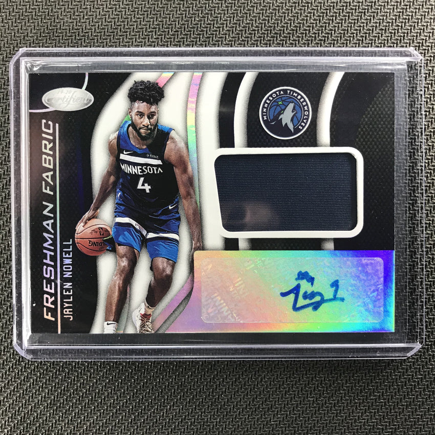 2019-20 Certified JAYLEN NOWELL Rookie Patch Auto #JN-Cherry Collectables