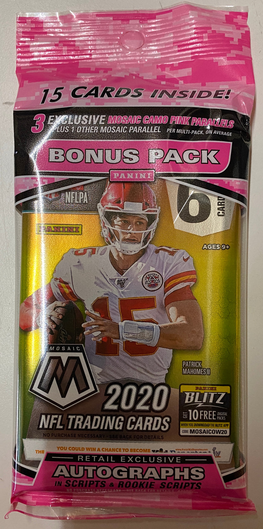 2020 Panini Mosaic Football Cello Multi Pack-Cherry Collectables