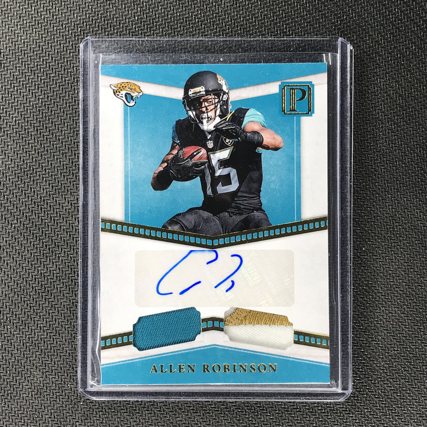2018 Plates & Patches ALLEN ROBINSON Patch Auto Gold 5/10-Cherry Collectables