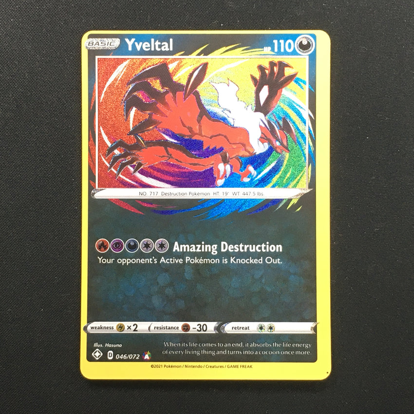 Miscut Yveltal - 046/072 - Amazing Rare - Shining Fates