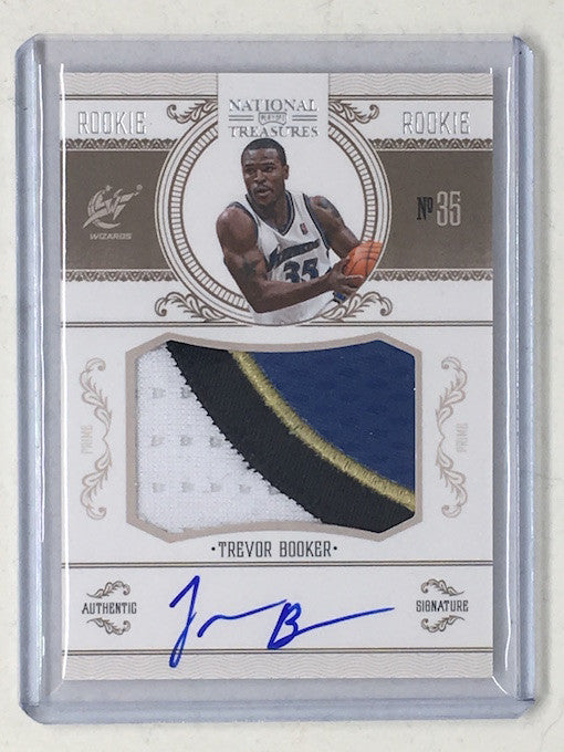 10-11 National Treasures TREVOR BOOKER Rookie Patch Auto RC /99-Cherry Collectables