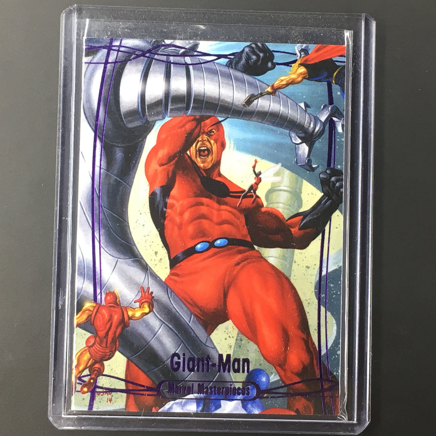 2016 Marvel Masterpieces GIANT-MAN #17 Level 1 Purple /199-Cherry Collectables