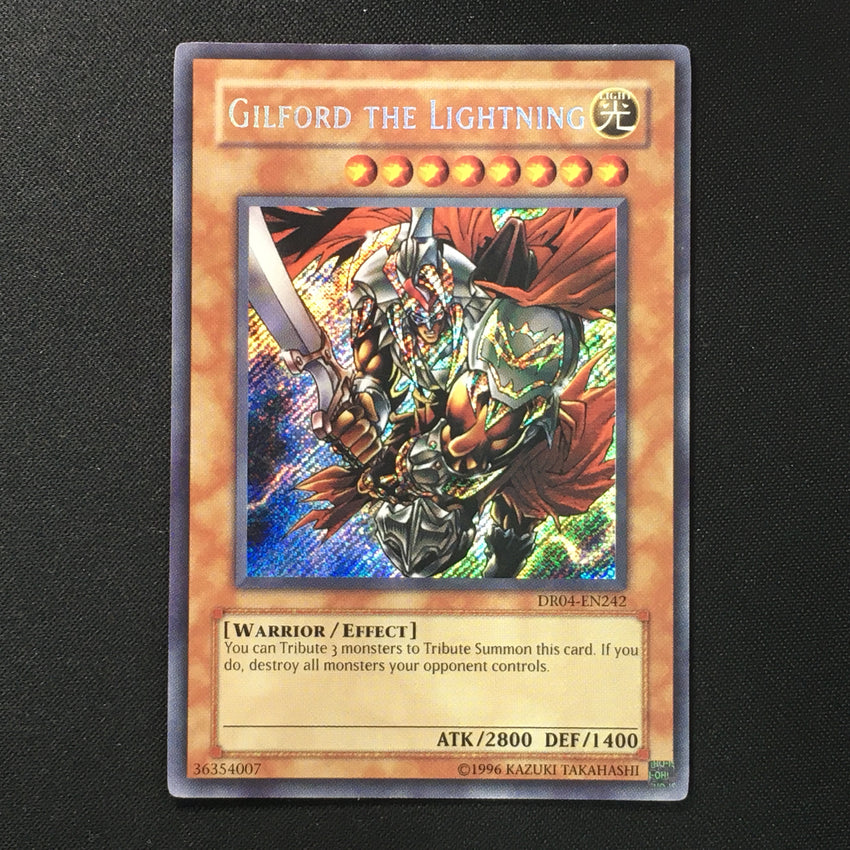 Gilford The Lightning - Dr04-en242 - Secret Rare  Cherry Collectables