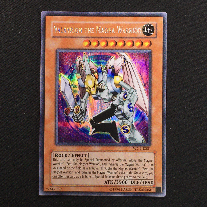 Valkyrion The Magna Warrior - Wc4-e001 - Secret Rare Game Promo