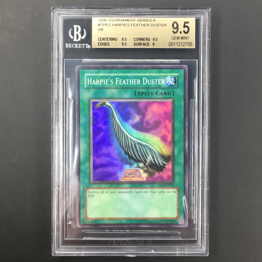 Harpie's Feather Duster - TP8-EN002 - Super Rare BGS 9.5-Cherry Collectables