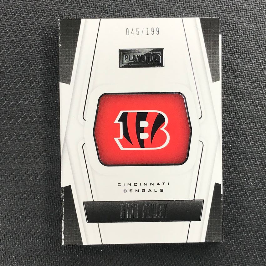 2019 Playbook RYAN FINLEY Rookie Jersey Auto Booklet 45/199-Cherry Collectables