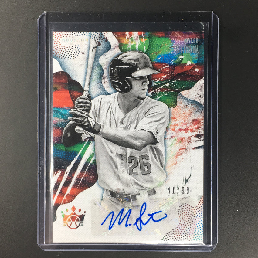 2019 Diamond Kings MYLES STRAW Auto 41/99-Cherry Collectables